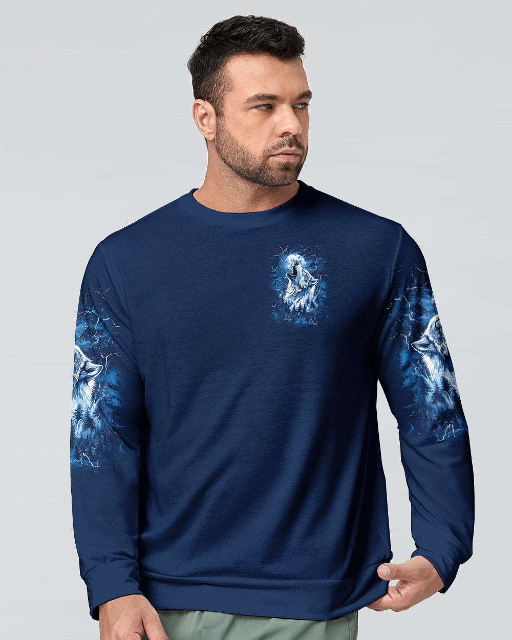 BLISSCORNERS WILD SPIRIT UNBREAKABLE SOUL WOLF ALL OVER PRINT