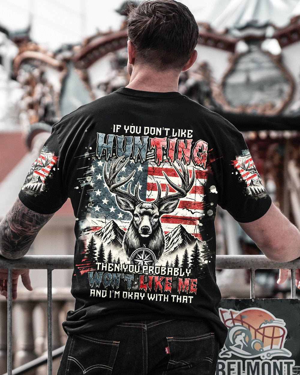 BLISSCORNERS IF YOU DON'T LIKE HUNTING ALL OVER PRINT