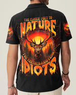 BLISSCORNERS THE CLOSER I GET TO NATURE DEER ALL OVER PRINT