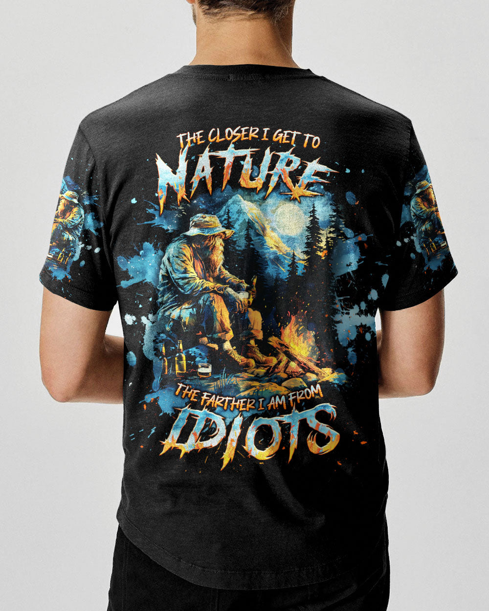 BLISSCORNERS THE CLOSER I GET TO NATURE BIGFOOT ALL OVER PRINT