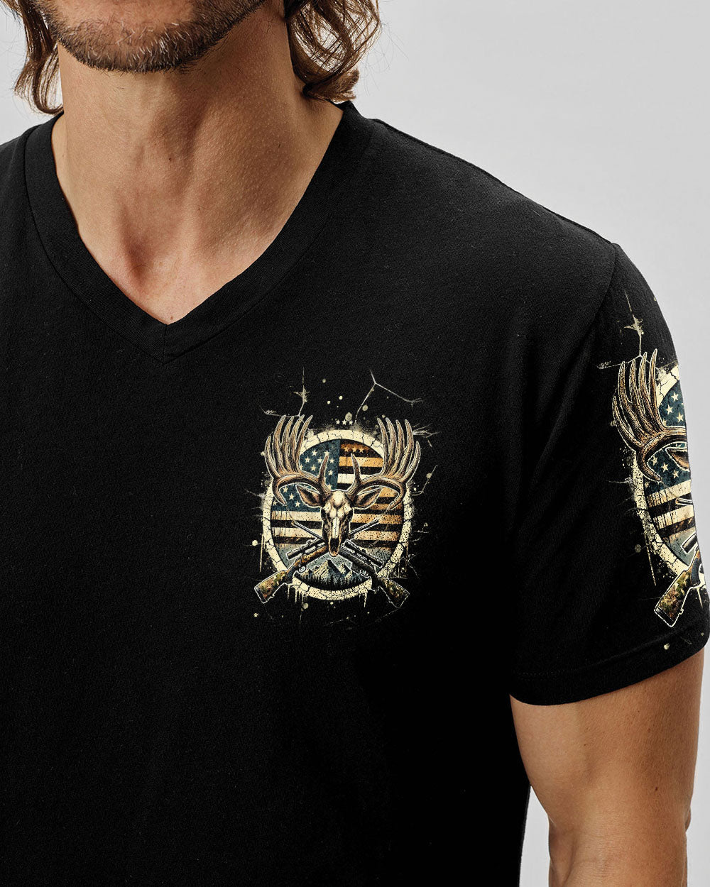 BLISSCORNERS NEVER UNDERESTIMATE AN OLD MAN WITH A SNIPER RIFLE ALL OVER PRINT