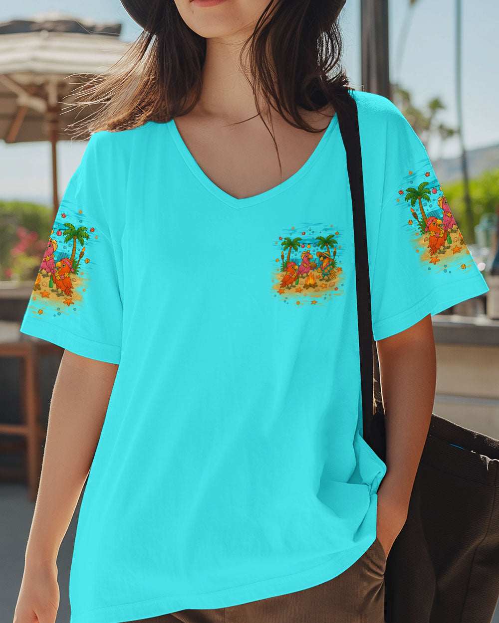 BLISSCORNERS BEACHES BOOZE BESTIES PARROT ALL OVER PRINT