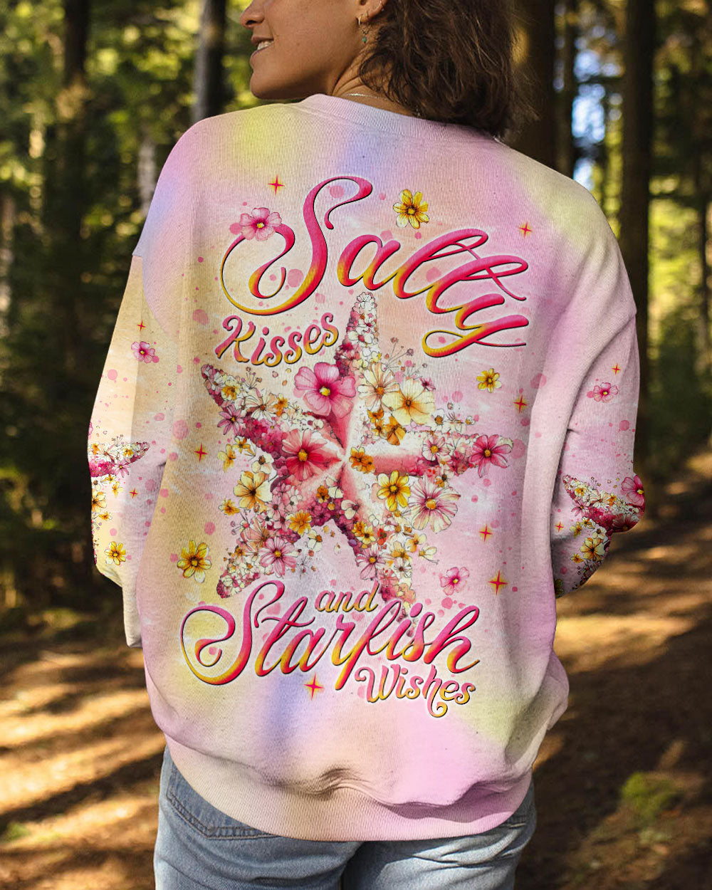 BLISSCORNERS SALTY KISSES AND STARFISH WISHES ALL OVER PRINT