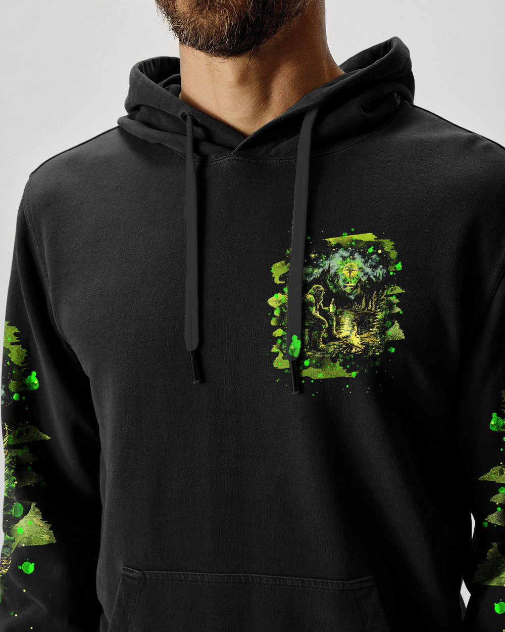 BLISSCORNERS I'M HIDING FROM STUPID PEOPLE BIGFOOT ALL OVER PRINT
