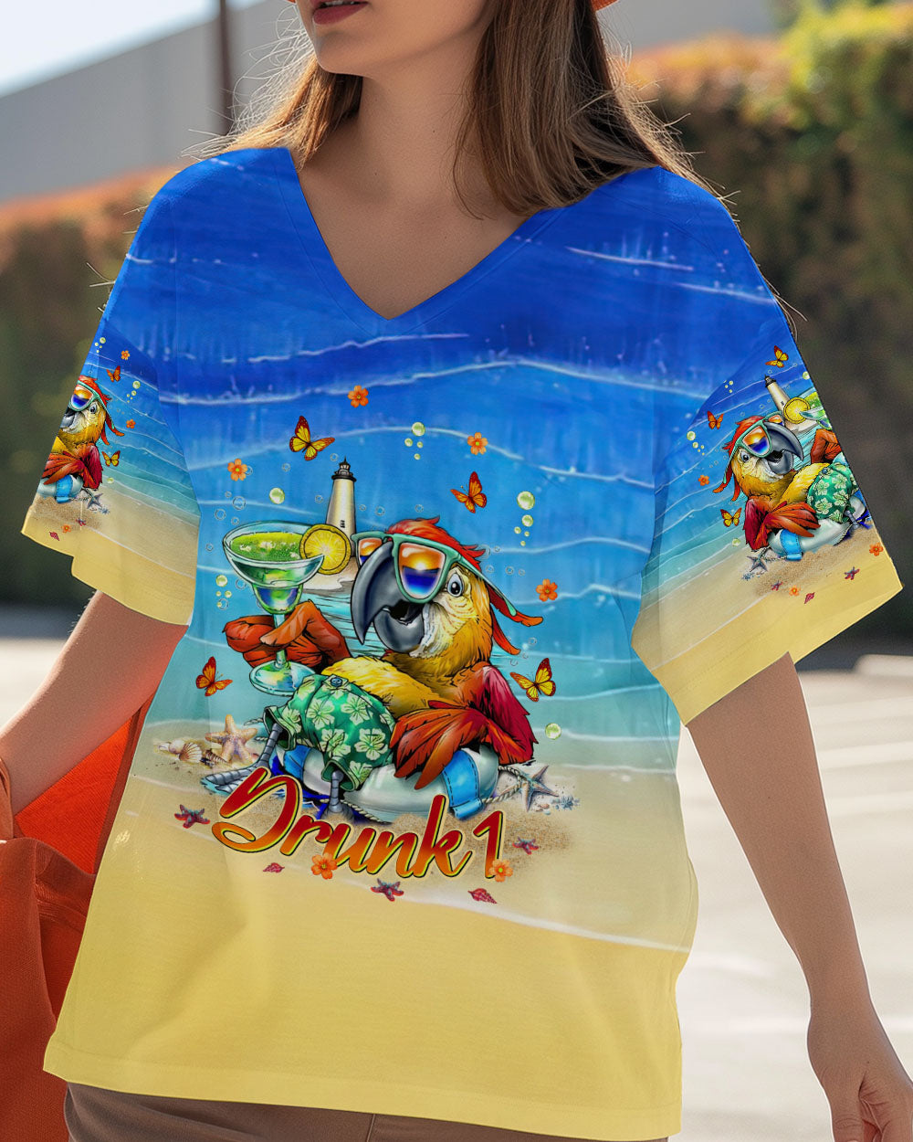 BLISSCORNERS IF LOST OR DRUNK PARROT ALL OVER PRINT