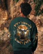 BLISSCORNERS BUCK AROUND AND FIND OUT DEER HUNTING ALL OVER PRINT