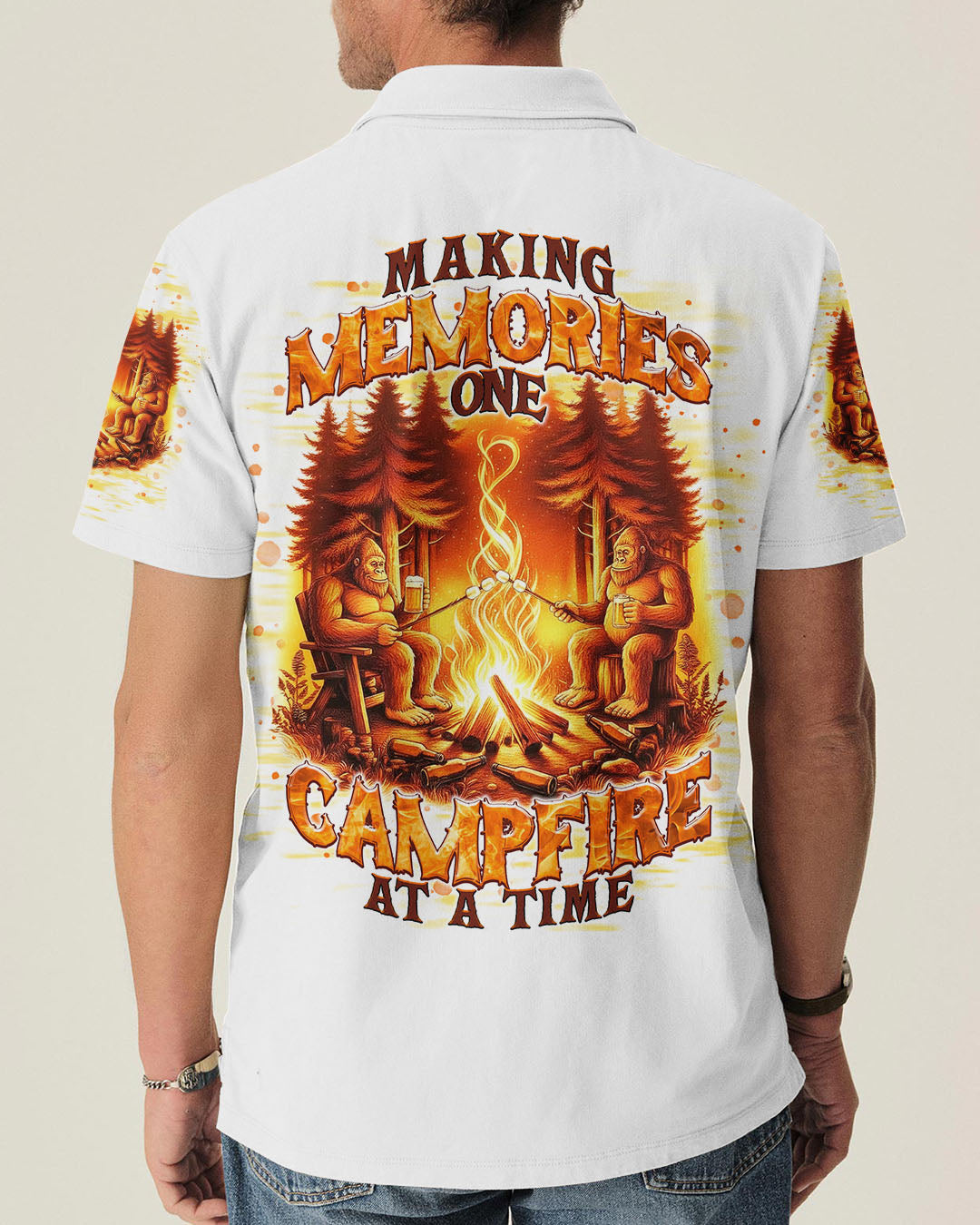 BLISSCORNERS MAKING MEMORIES ONE CAMPFIRE AT A TIME BIGFOOT ALL OVER PRINT