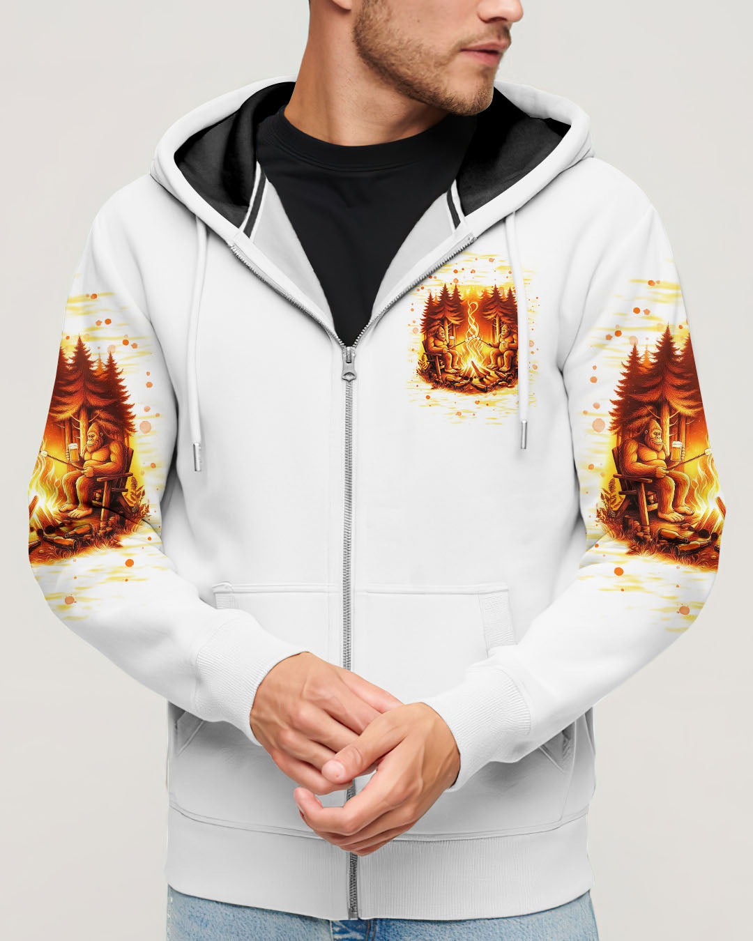 BLISSCORNERS MAKING MEMORIES ONE CAMPFIRE AT A TIME BIGFOOT ALL OVER PRINT