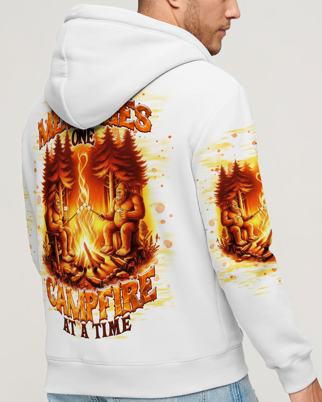 BLISSCORNERS MAKING MEMORIES ONE CAMPFIRE AT A TIME BIGFOOT ALL OVER PRINT