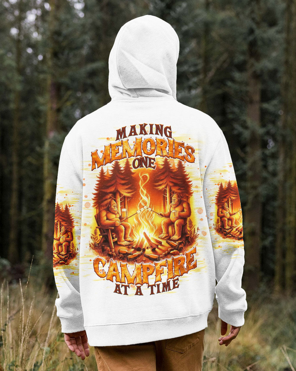 BLISSCORNERS MAKING MEMORIES ONE CAMPFIRE AT A TIME BIGFOOT ALL OVER PRINT