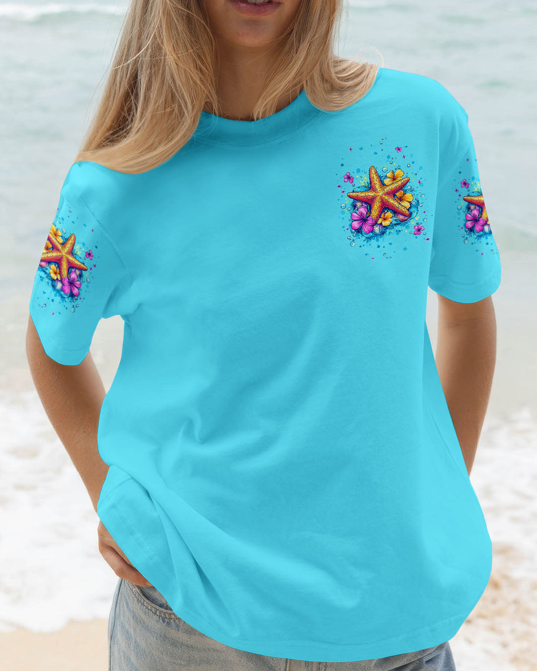 BLISSCORNERS MAKE A WISH UPON A STARFISH ALL OVER PRINT