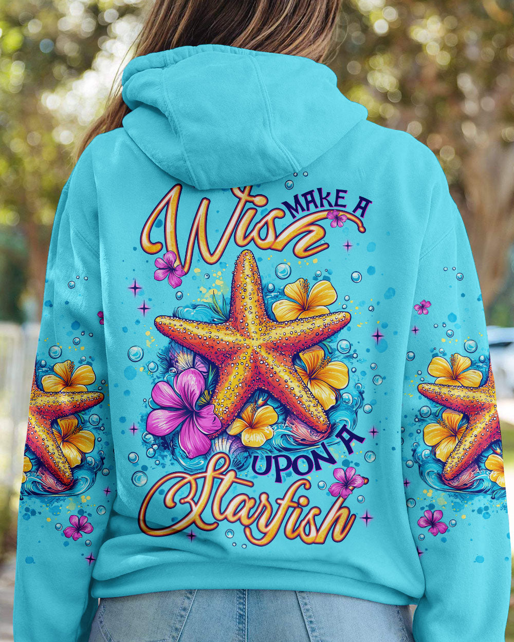 BLISSCORNERS MAKE A WISH UPON A STARFISH ALL OVER PRINT