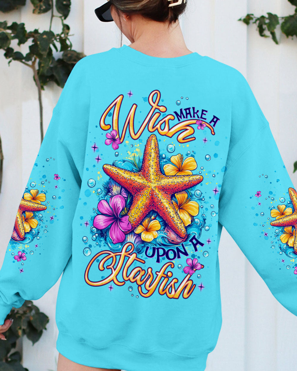 BLISSCORNERS MAKE A WISH UPON A STARFISH ALL OVER PRINT