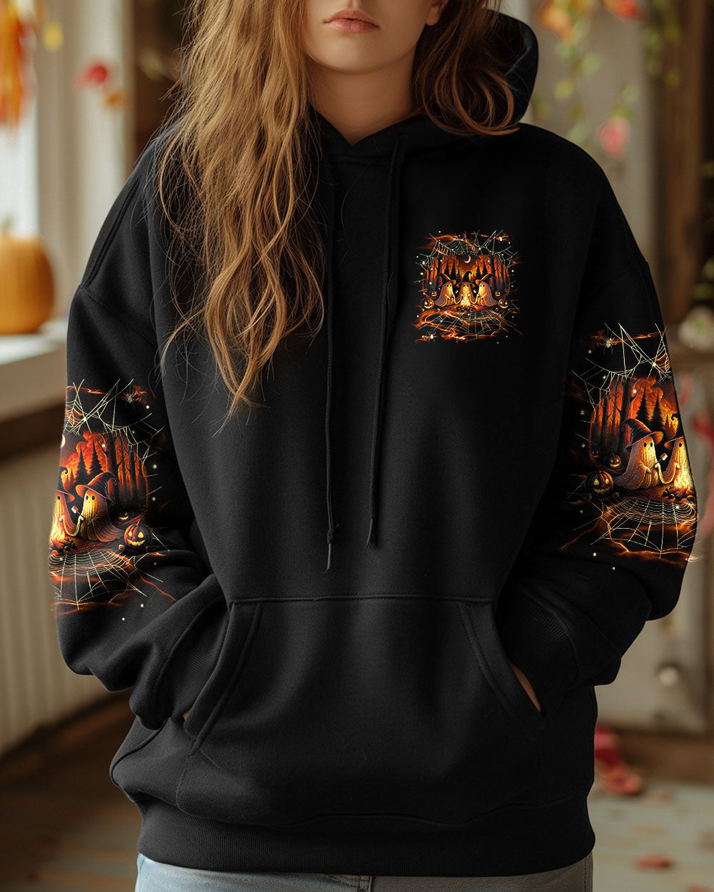 BLISSCORNERS MAKING MEMORIES ONE CAMPFIRE AT A TIME BOOS HALLOWEEN ALL OVER PRINT