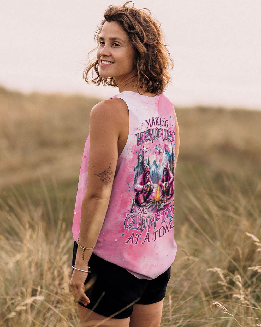 BLISSCORNERS MAKING MEMORIES ONE CAMPFIRE AT A TIME BIGFOOT  ALL OVER PRINT