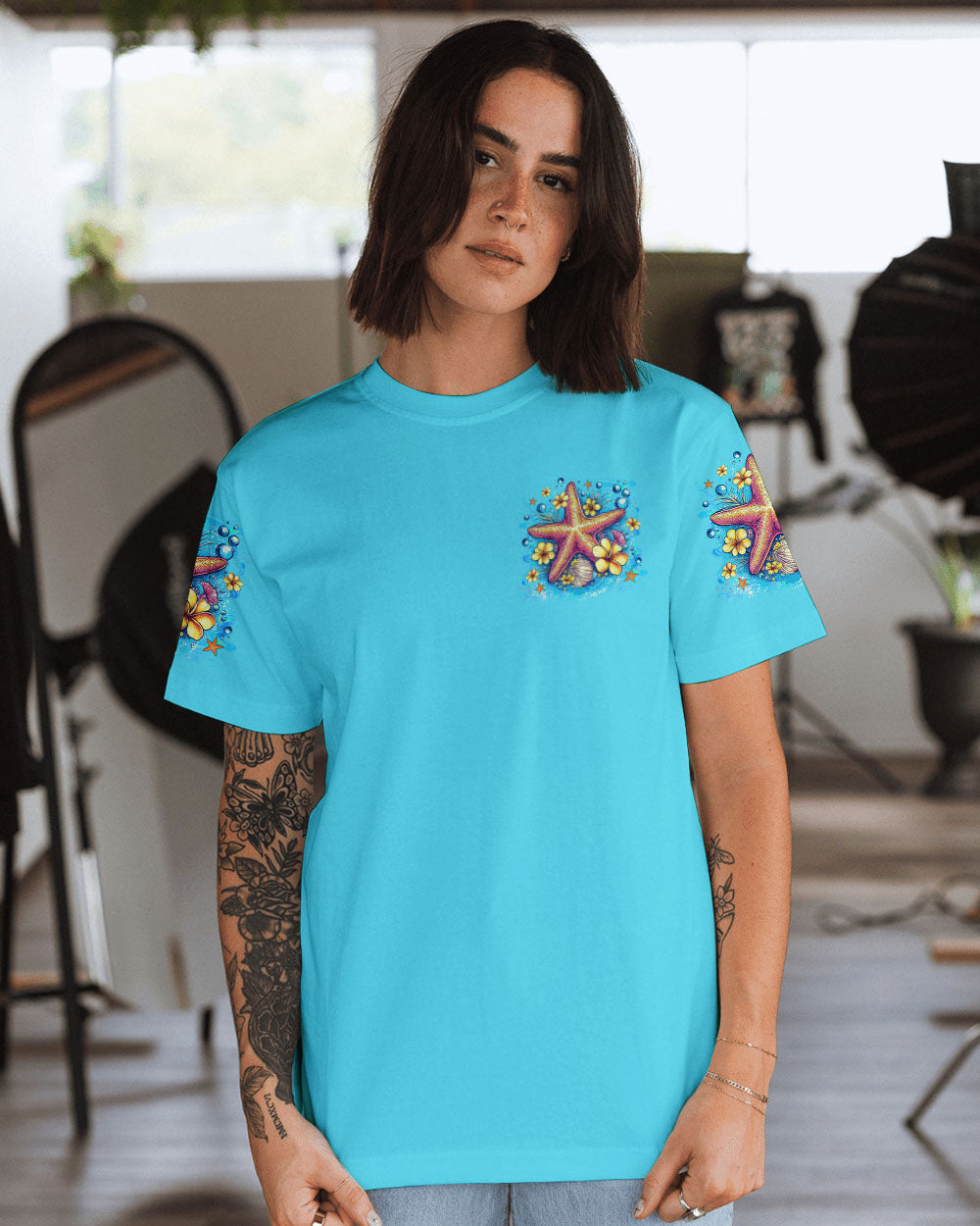 BLISSCORNERS SALTY BUT SWEET STARFISH ALL OVER PRINT