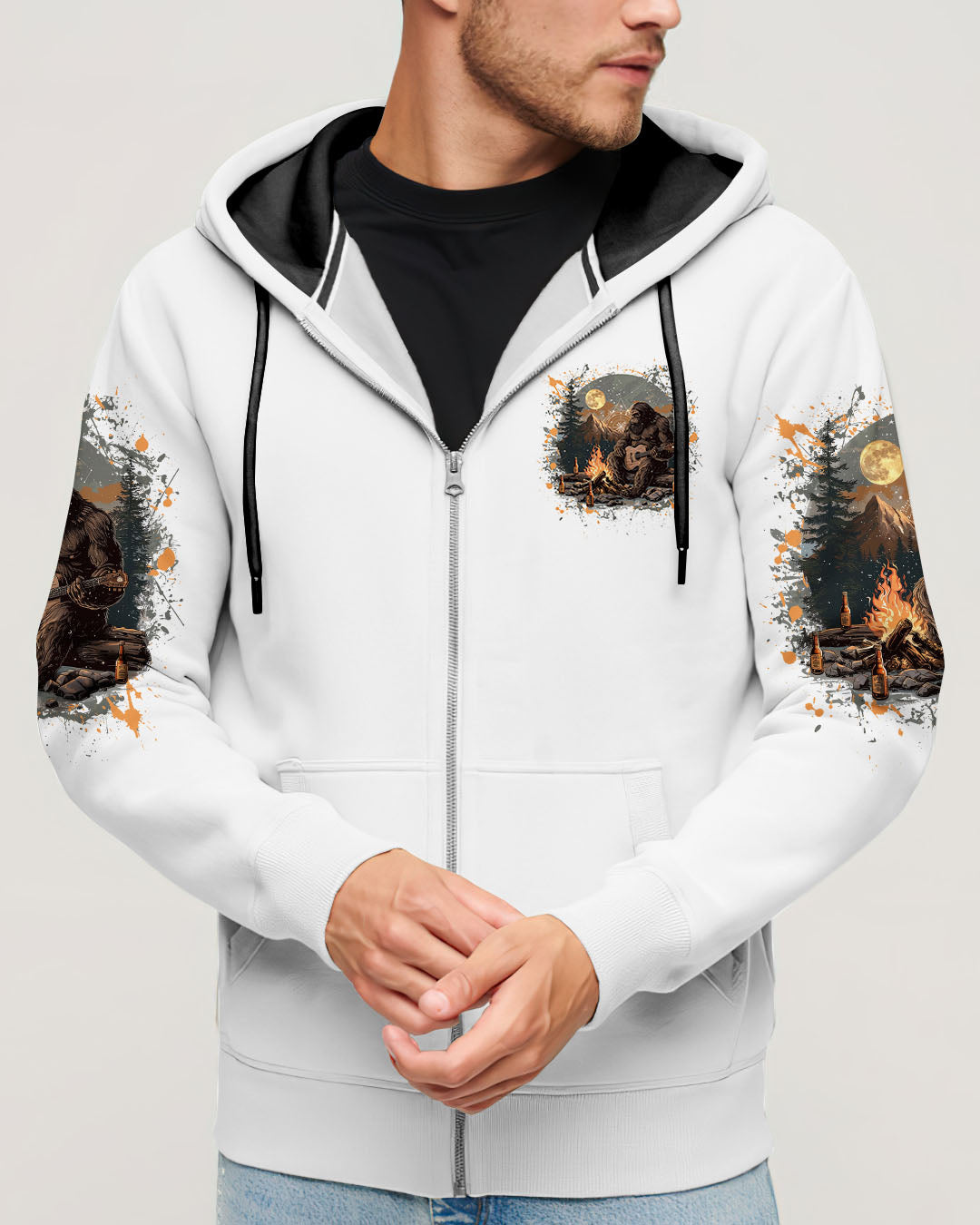 BLISSCORNERS WHAT HAPPENS AT THE CAMPGROUND BIGFOOT ALL OVER PRINT
