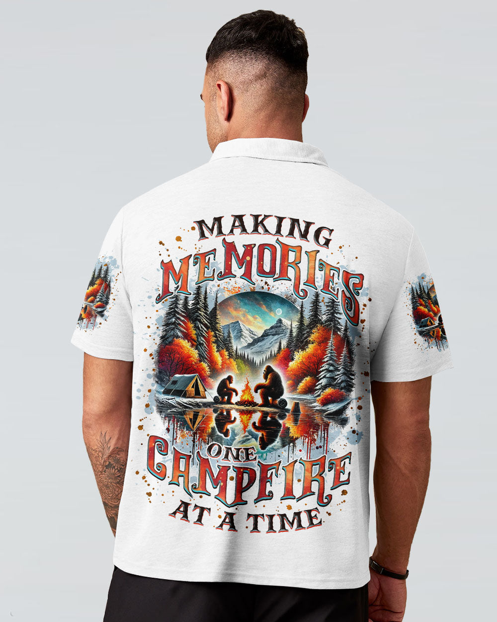 BLISSCORNERS MAKING MEMORIES ONE CAMPFIRE AT A TIME BIGFOOT ALL OVER PRINT