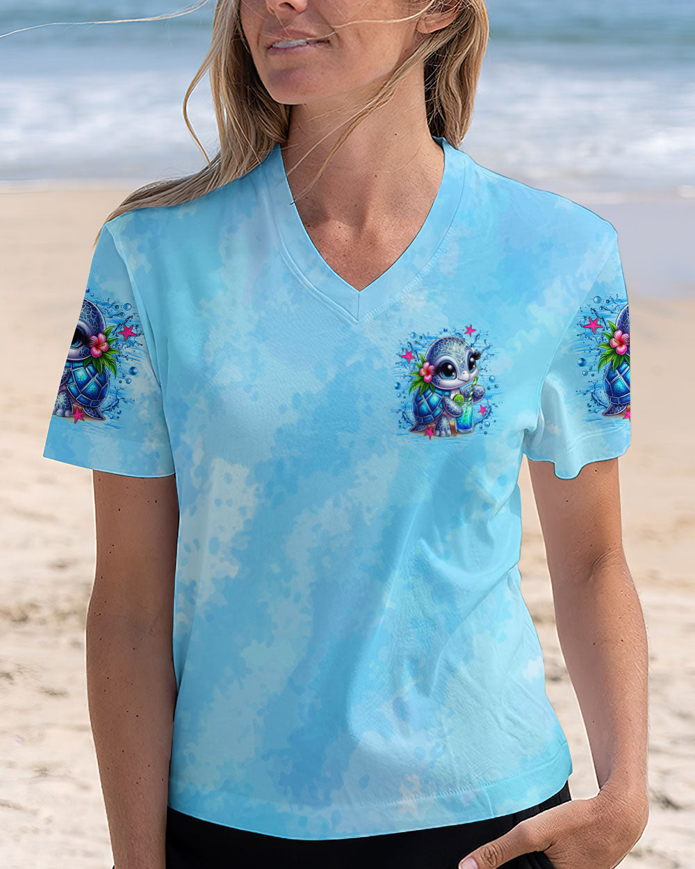 BLISSCORNERS BEACH BUM ON ISLAND TIME TURTLE ALL OVER PRINT