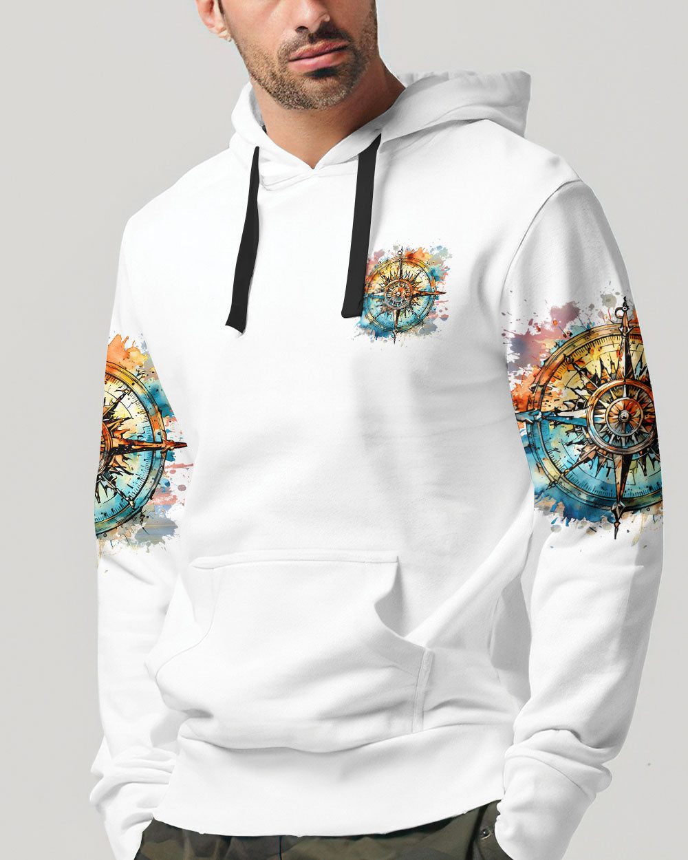 BLISSCORNERS NOT ALL WHO WANDER ARE LOST COMPASS ALL OVER PRINT
