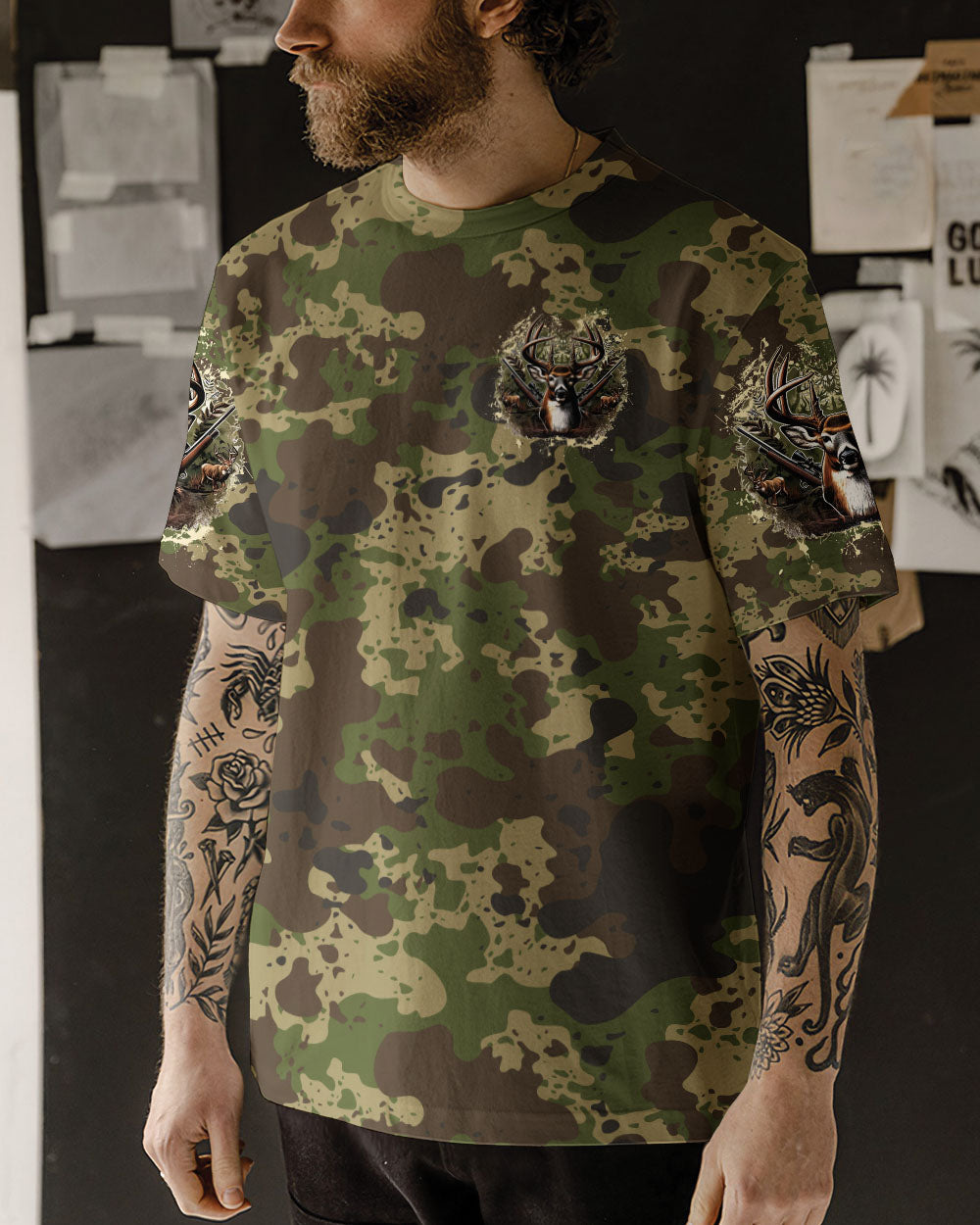 BLISSCORNERS ZERO BUCKS GIVEN HUNTING DEERALL OVER PRINT