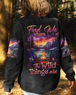 BLISSCORNERS (HOT DEAL) FIND ME WHERE THE WILD THINGS ARE ALL OVER PRINT