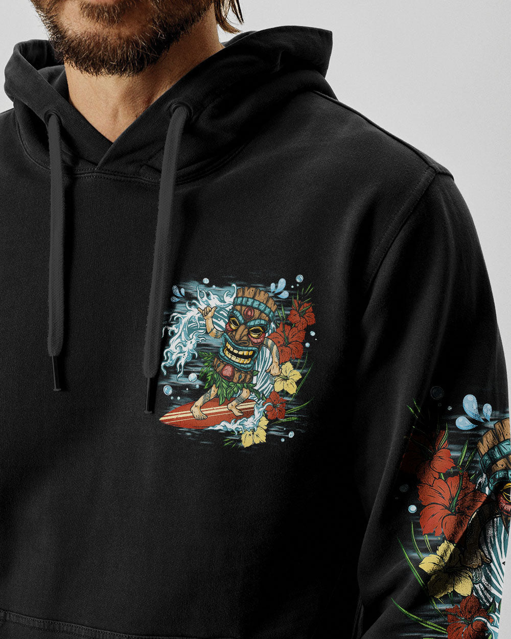 BLISSCORNERS CATCH THE WAVES TIKI ALL OVER PRINT