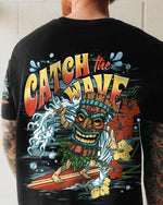 BLISSCORNERS CATCH THE WAVES TIKI ALL OVER PRINT