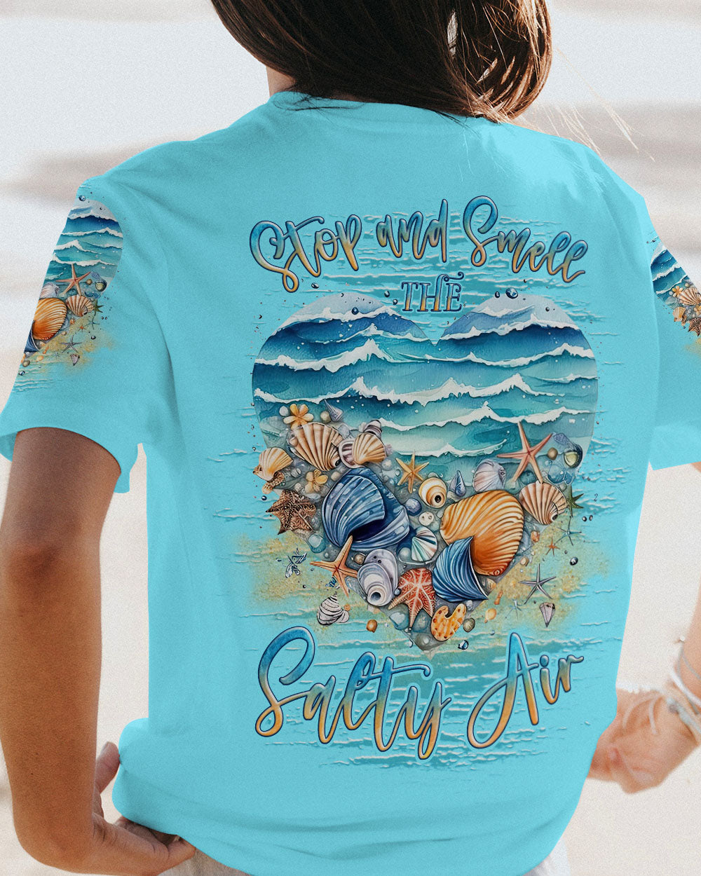 BLISSCORNERS STOP AND SMELL THE SALTY AIR ALL OVER PRINT
