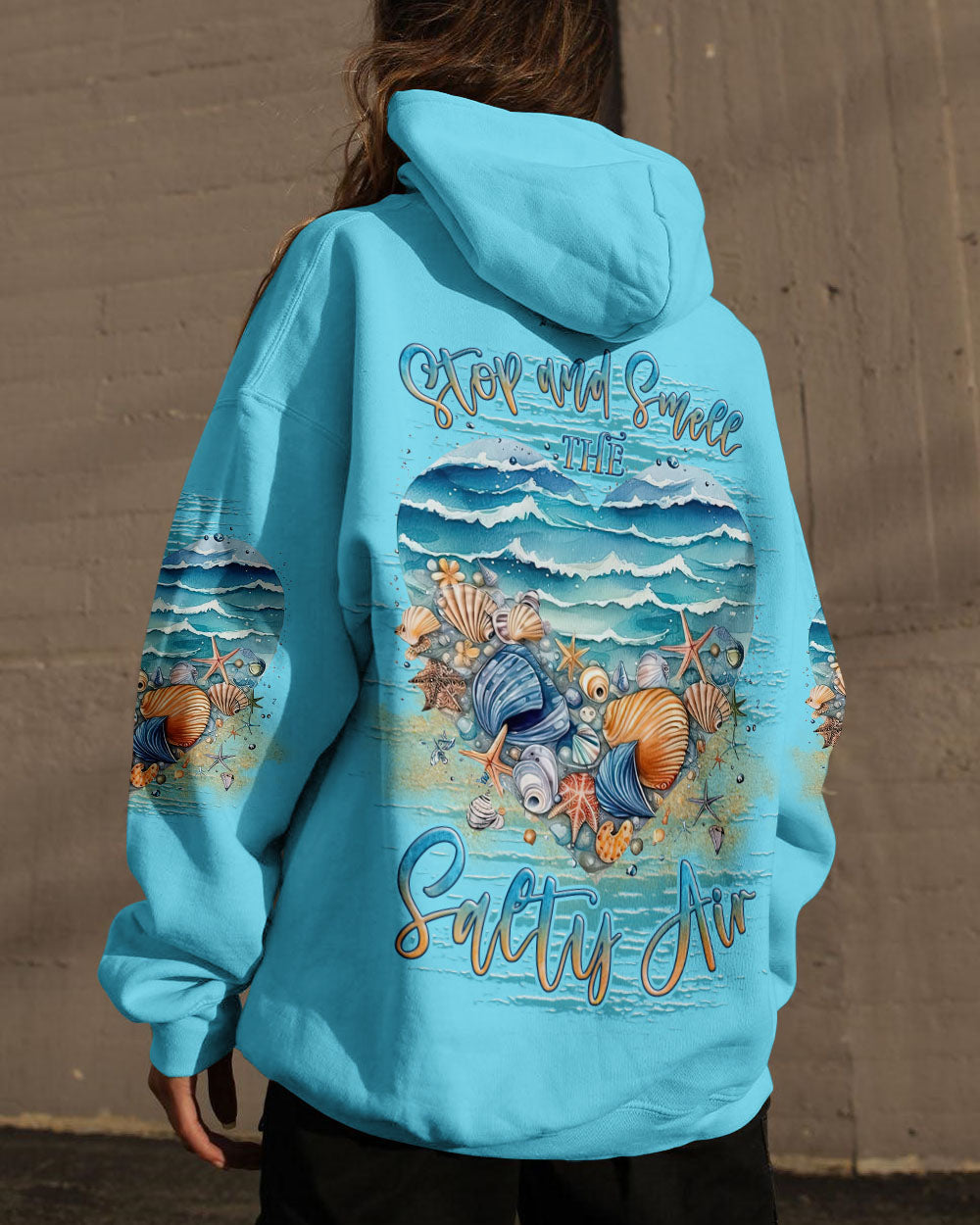 BLISSCORNERS STOP AND SMELL THE SALTY AIR ALL OVER PRINT