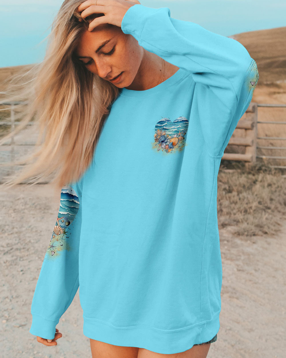 BLISSCORNERS STOP AND SMELL THE SALTY AIR ALL OVER PRINT