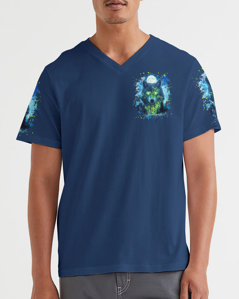 BLISSCORNERS GET LOST IN NATURE WOLF ALL OVER PRINT