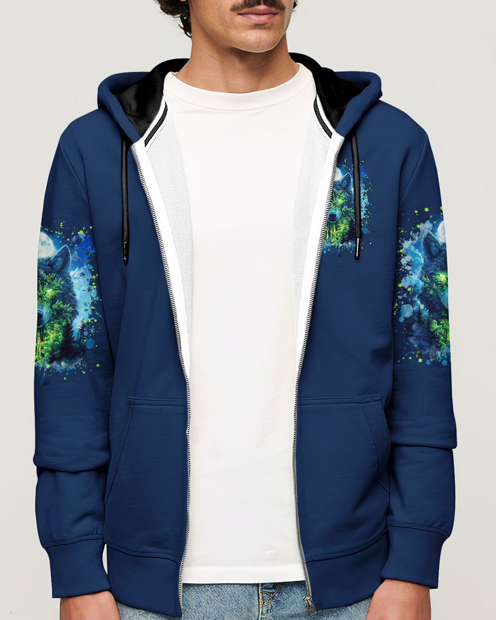 BLISSCORNERS GET LOST IN NATURE WOLF ALL OVER PRINT