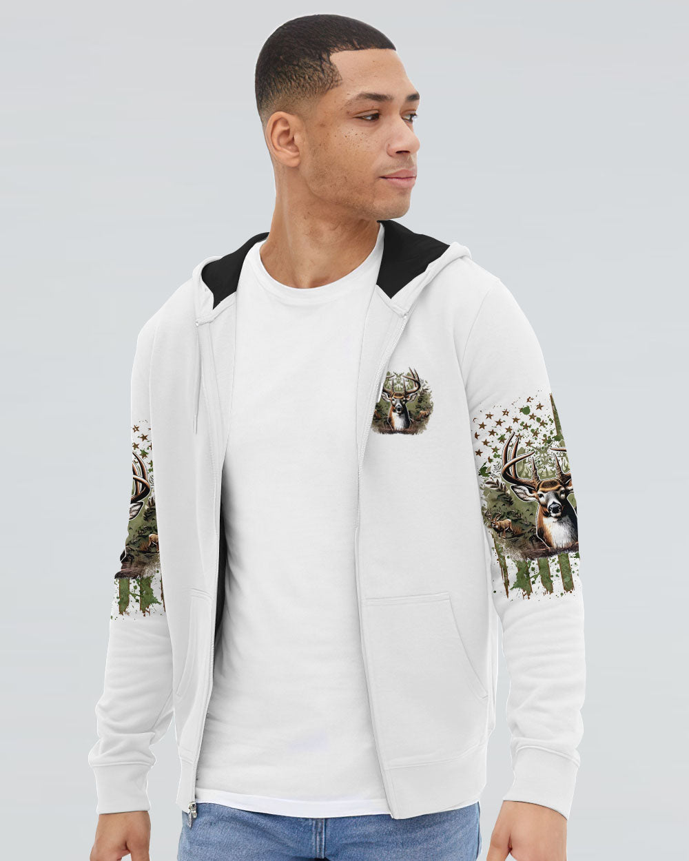 BLISSCORNERS NO BRAGGING UNTIL YOUR DRAGGING HUNTING ALL OVER PRINT