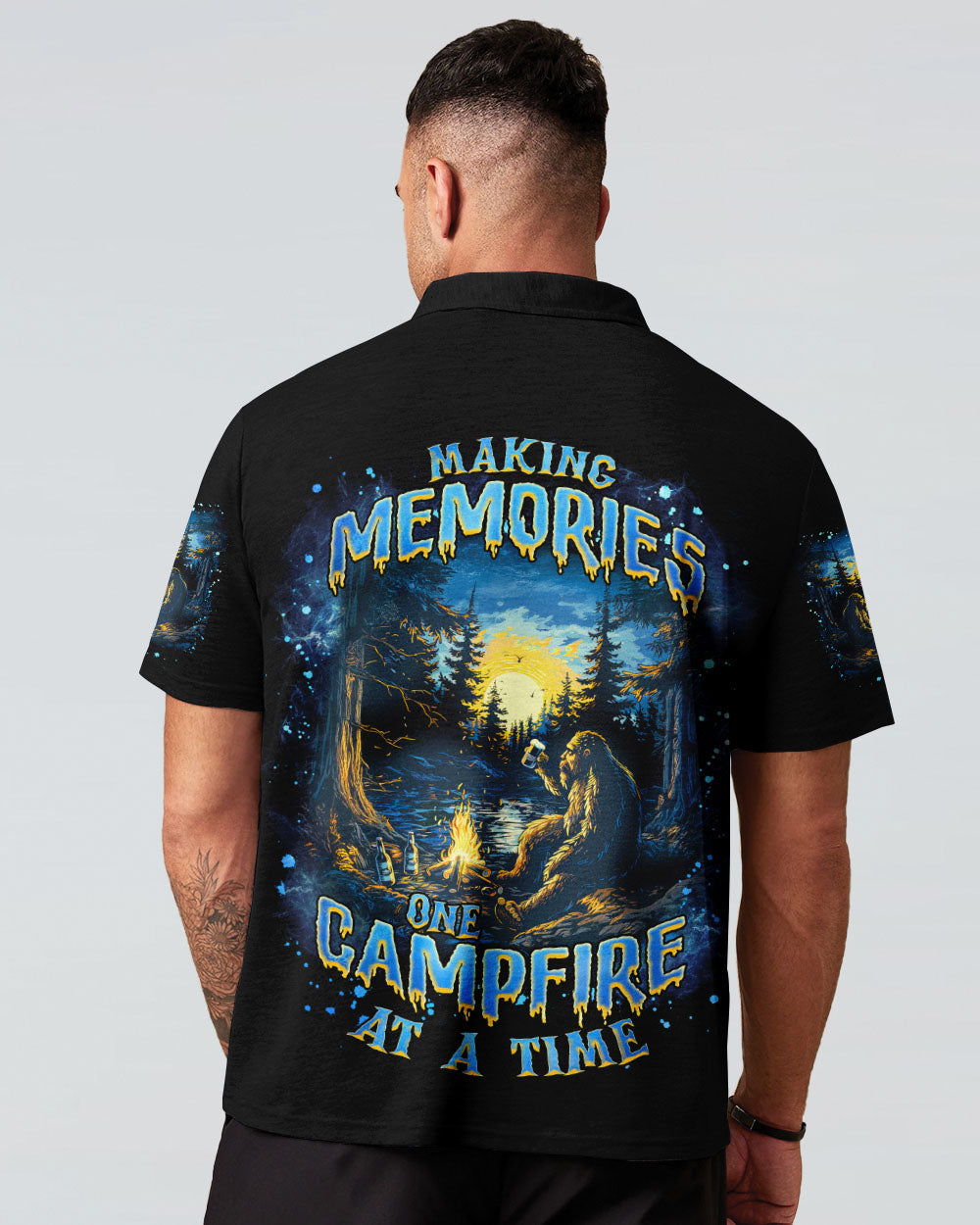 BLISSCORNERS MAKING MEMORIES ONE CAMPFIRE AT A TIME BIGFOOT ALL OVER PRINT
