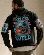 BLISSCORNERS BORN TO EXPLORE DESTINED TO BE WILD BIGFOOT HALLOWEEN ALL OVER PRINT