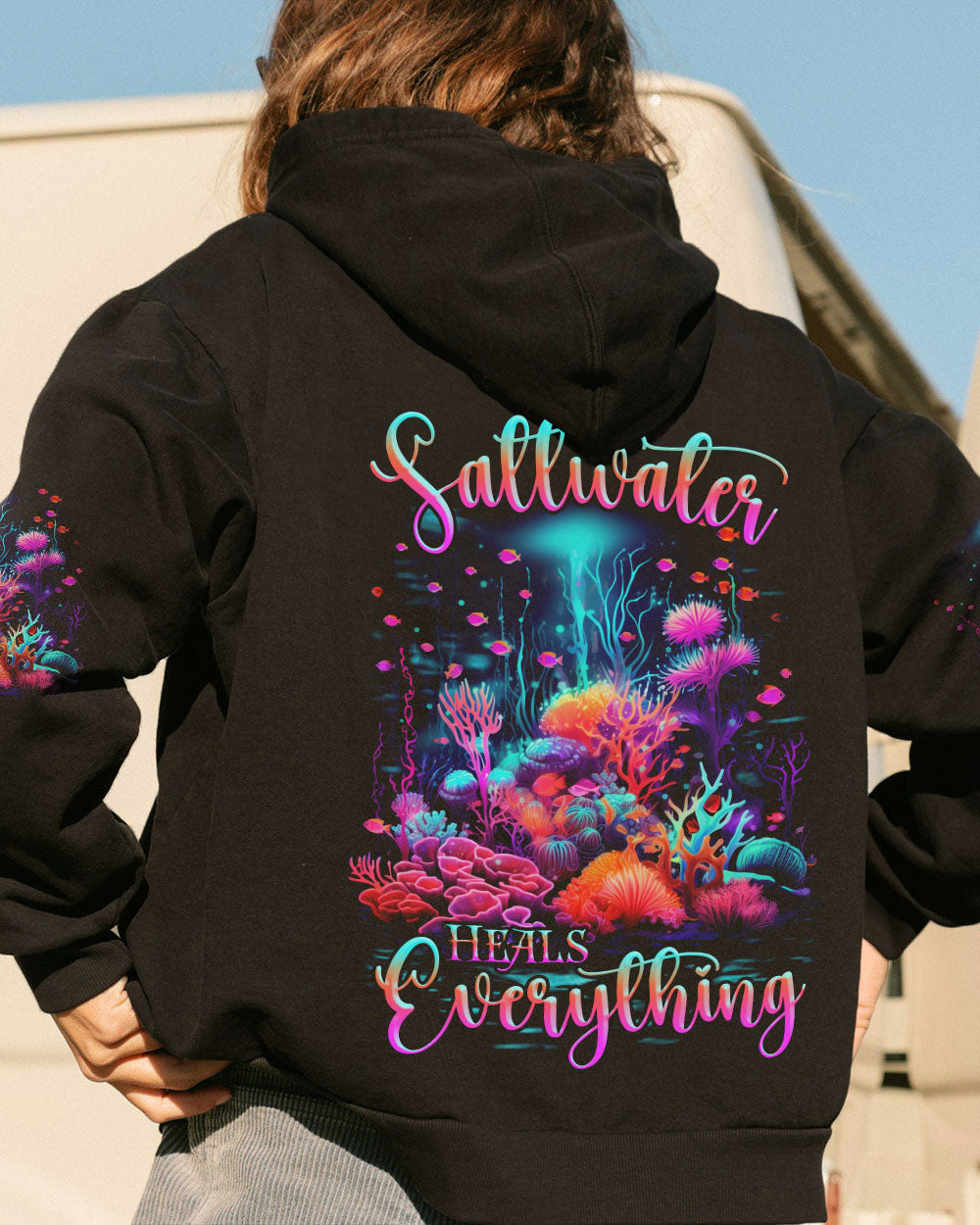 BLISSCORNERS SALTWATER HEALS EVERYTHING ALL OVER PRINT