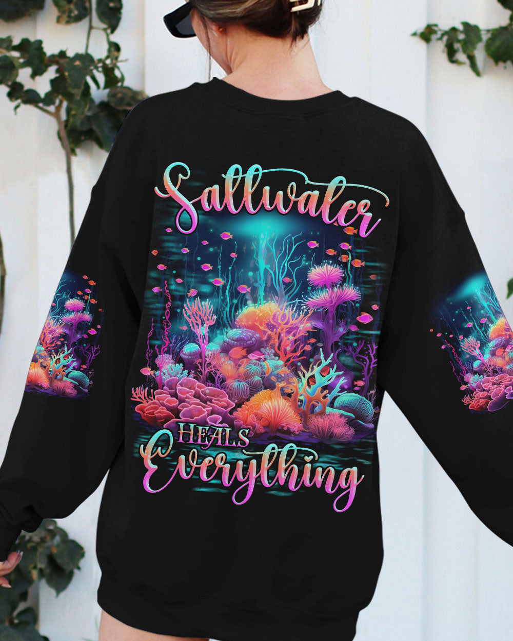 BLISSCORNERS SALTWATER HEALS EVERYTHING ALL OVER PRINT