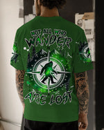 BLISSCORNERS (HOT DEAL) NOT ALL WHO WANDER ARE LOST BIGFOOT COMPASSALL OVER PRINT