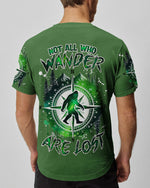 BLISSCORNERS (HOT DEAL) NOT ALL WHO WANDER ARE LOST BIGFOOT COMPASSALL OVER PRINT