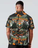 BLISSCORNERS BUCK AROUND AND FIND OUT DEER HUNTING ALL OVER PRINT