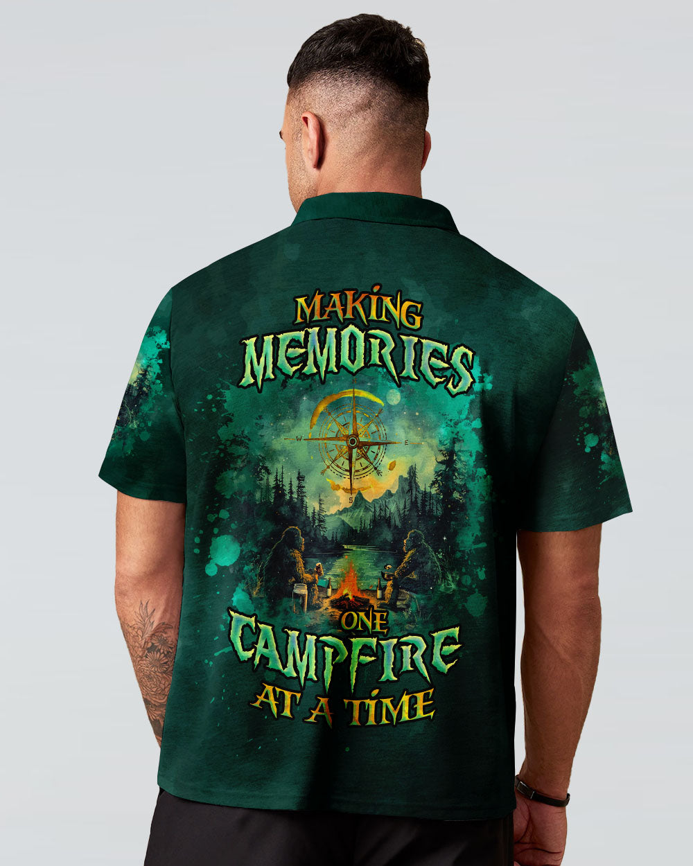 BLISSCORNERS MAKING MEMORIES ONE CAMPFIRE AT A TIME BIGFOOT ALL OVER PRINT