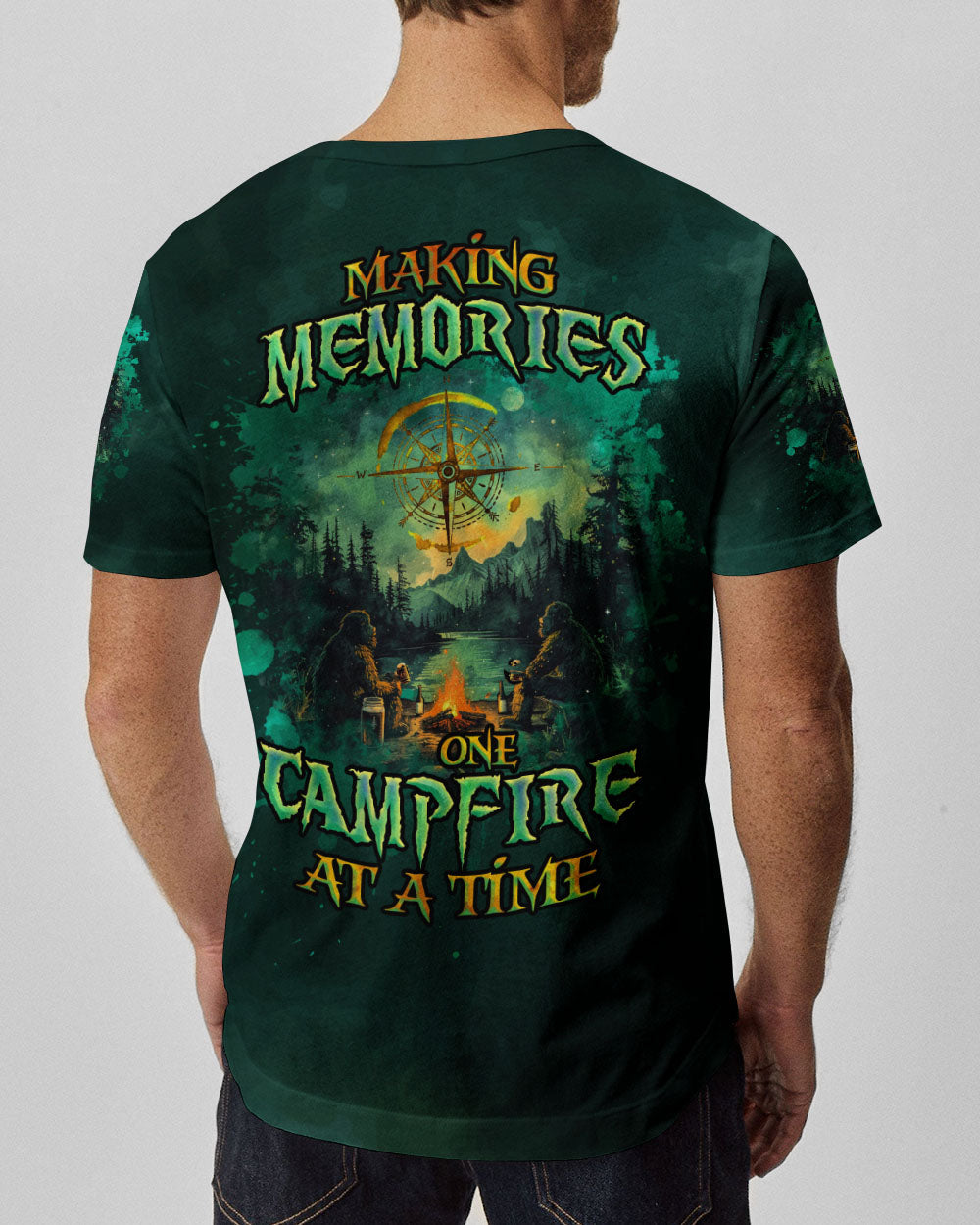 BLISSCORNERS MAKING MEMORIES ONE CAMPFIRE AT A TIME BIGFOOT ALL OVER PRINT