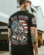 BLISSCORNERS BUCK AROUND AND FIND OUT DEER HUNTING ALL OVER PRINT