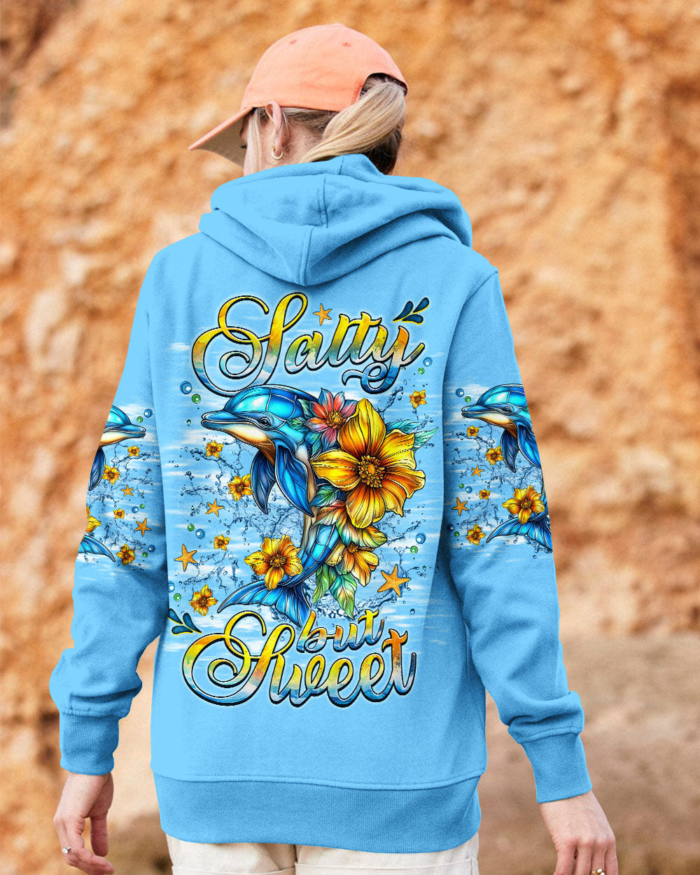BLISSCORNERS SALTY BUT SWEET DOLPHIN ALL OVER PRINT