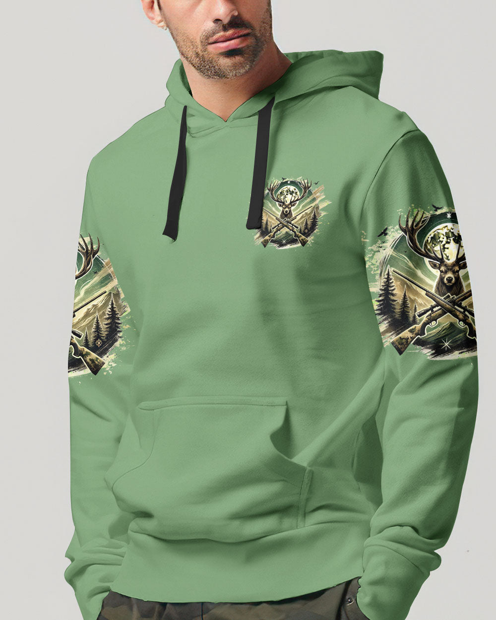 BLISSCORNERS NO BRAGGING UNTIL YOU'RE DRAGGING DEER HUNTING ALL OVER PRINT