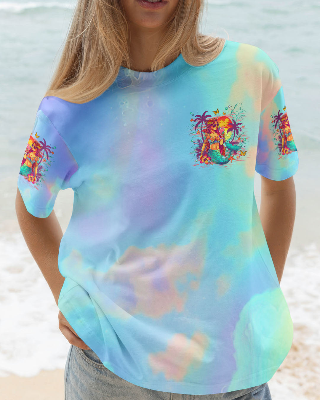 BLISSCORNERS I'M ON ISLAND TIME MERMAID ALL OVER PRINT