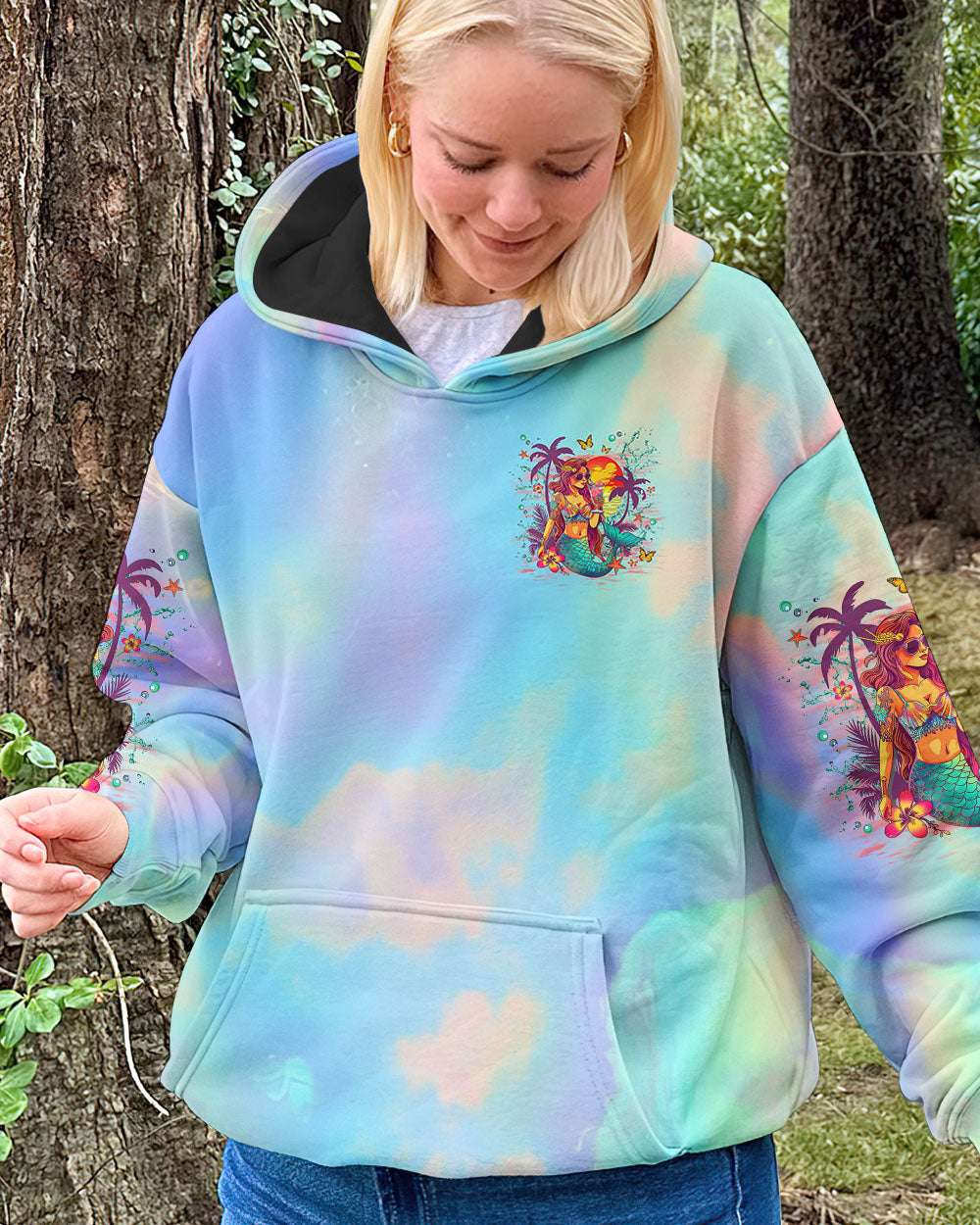 BLISSCORNERS I'M ON ISLAND TIME MERMAID ALL OVER PRINT