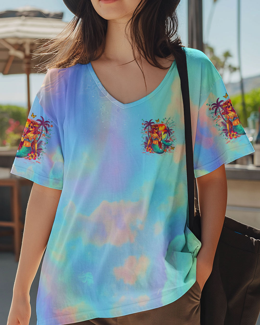 BLISSCORNERS I'M ON ISLAND TIME MERMAID ALL OVER PRINT