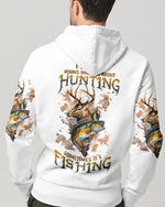 BLISSCORNERS I'M NOT ALWAYS THINKING HUNTING FISHING ALL OVER PRINT